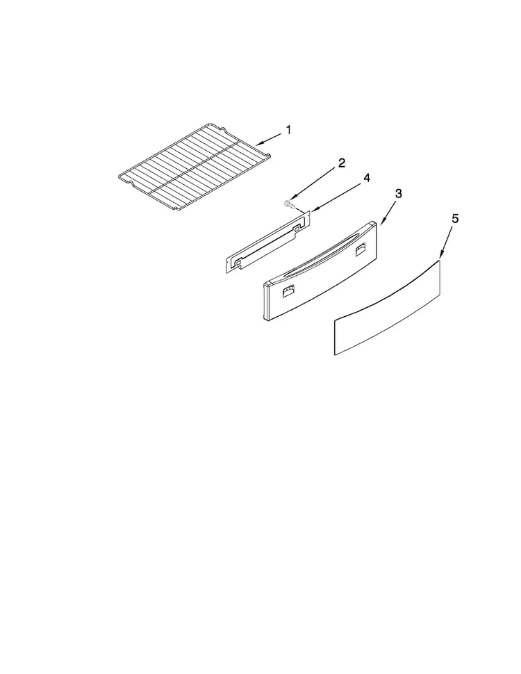 Drawer And Rack Parts Diagram and Parts List for JGS9900CDF01  Jenn-Air Range