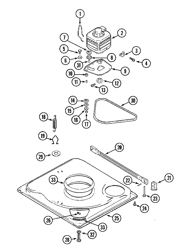 BASE Diagram and Parts List for LSG7804ABE  Maytag Washer Dryer Combo