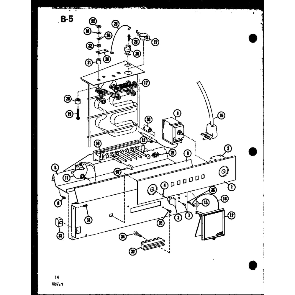 Diagram 6 Diagram and Parts List for 915-5E35S P76120-6R Amana Air Conditioner