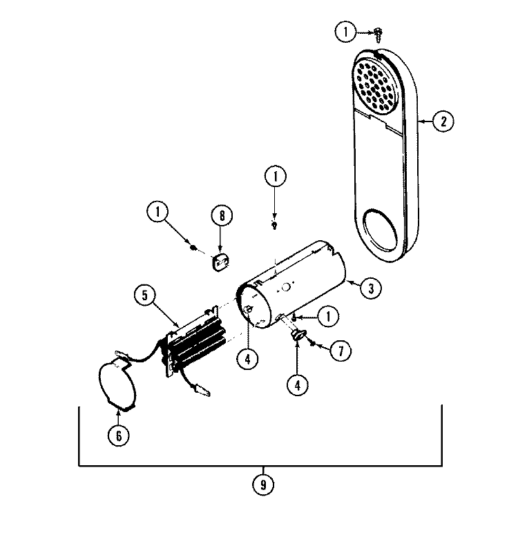 HEATER Diagram and Parts List for LSE7800AGE  Maytag Washer Dryer Combo