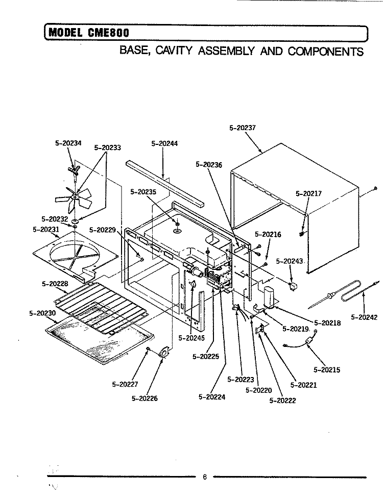DOOR (ECME800) Diagram and Parts List for ECME800  Maytag Microwave