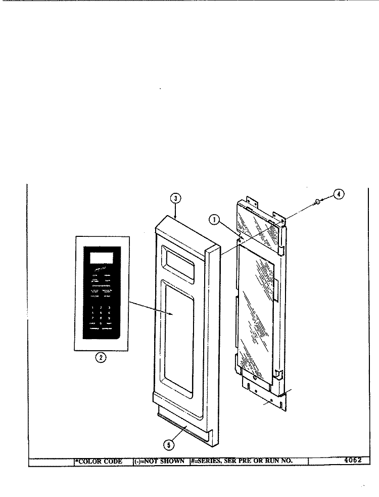 CONTROL PANEL / UPPER (M167B, M167W) Diagram and Parts List for WM2720B  Jenn-Air Microwave Oven Combo