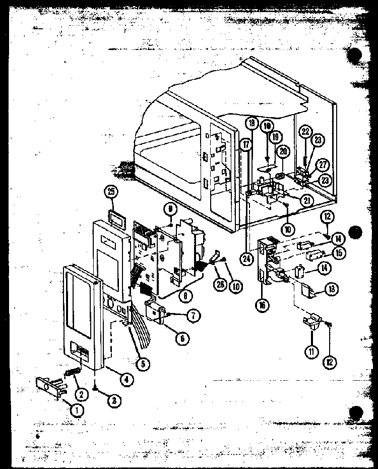 Section 3 Diagram and Parts List for MLMTK1  Amana Microwave