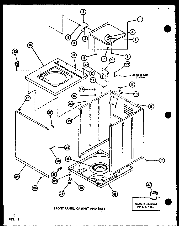 Section 4 Diagram and Parts List for LWD250 P7762107W Amana Washer