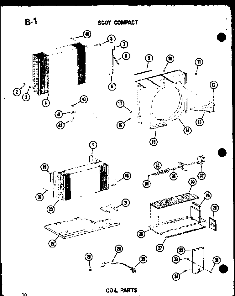 Coil Parts Diagram and Parts List for ES9-2MS P54974-46R Amana Air Conditioner