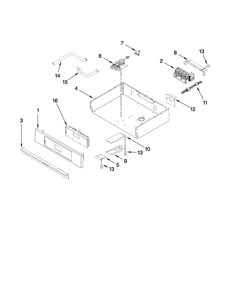 Control Panel And Internal Controls Diagram and Parts List for MEW5630DDB17  Maytag Wall Oven