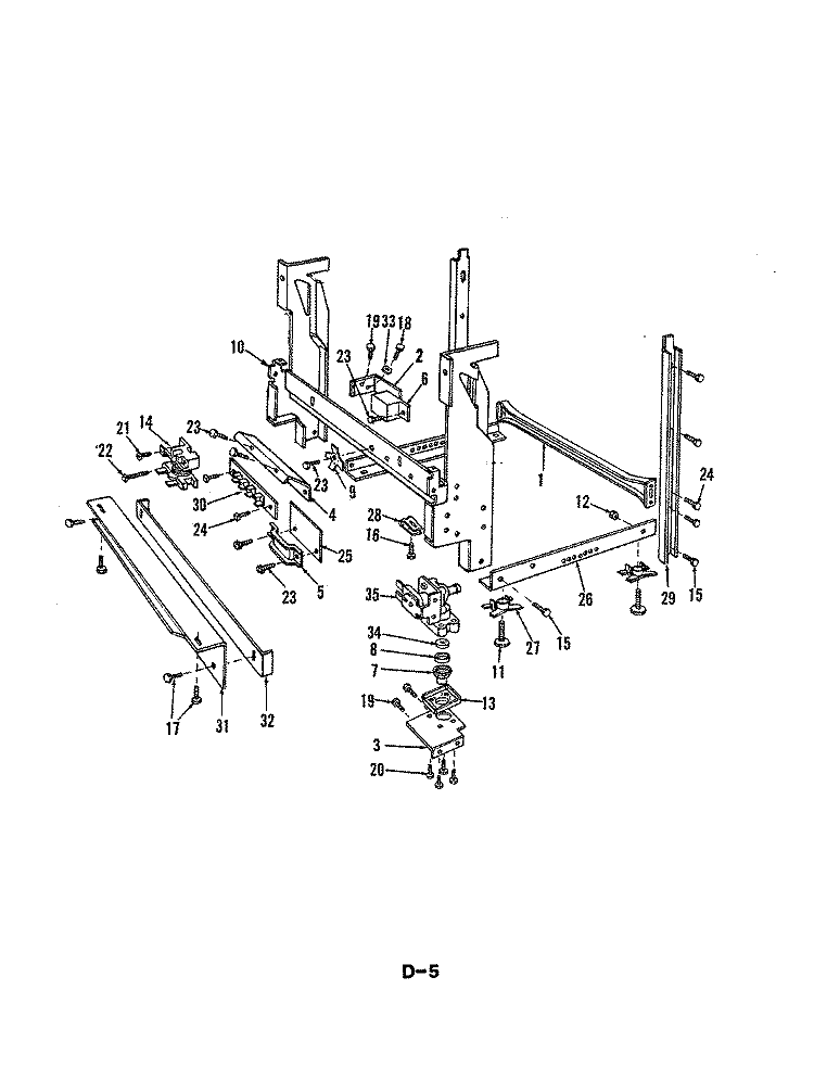 FRAME PARTS (DU24D2A) Diagram and Parts List for DU24D2A  Maytag Dishwasher