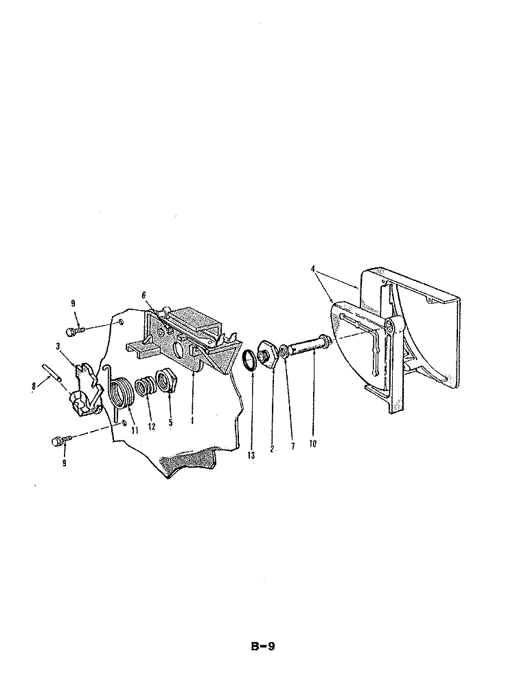 DETERGENT CUP Diagram and Parts List for DU24D6AC  Maytag Dishwasher