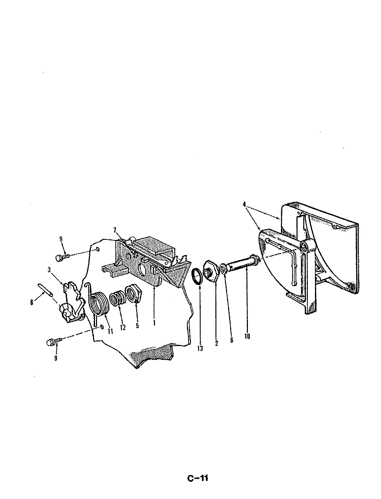 DETERGENT CUP Diagram and Parts List for DU24D2AC-1  Maytag Dishwasher