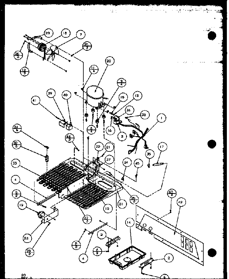 Section 5 Diagram and Parts List for TZ18Q2W-P1156103WW  Amana Refrigerator