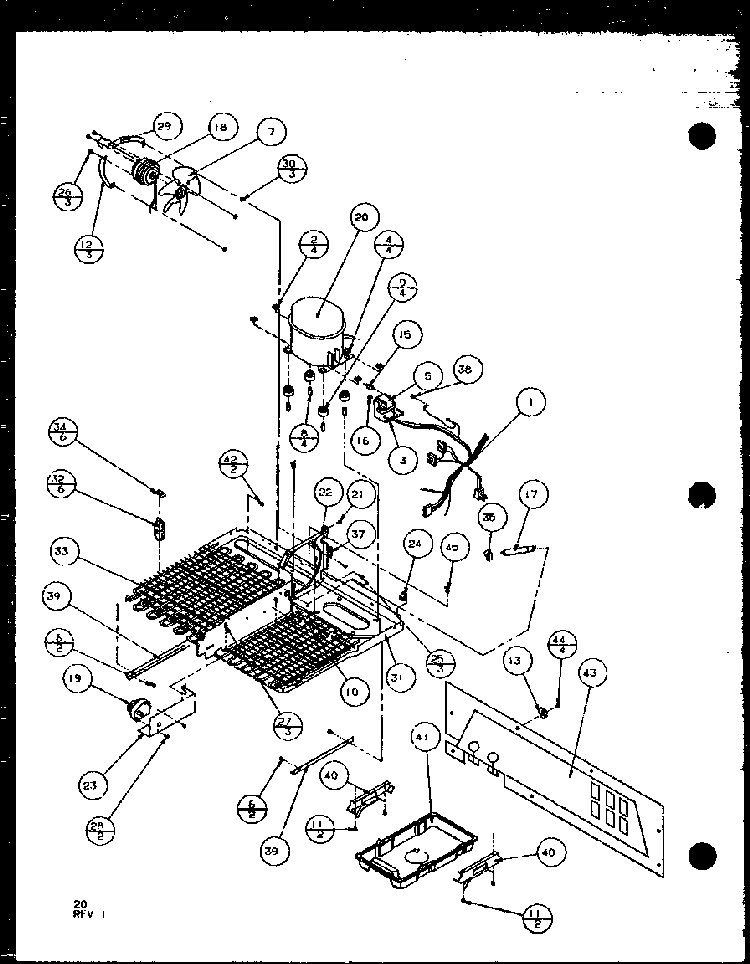 Section 12 Diagram and Parts List for TL18QW-P1111406WW  Amana Refrigerator