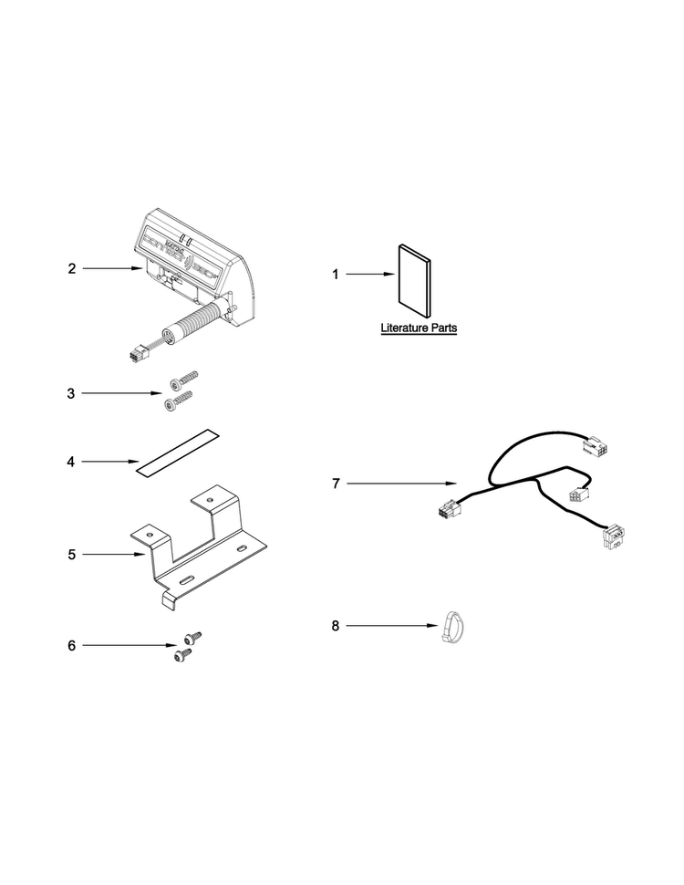Connect 360 Parts Diagram and Parts List for MC301WDABW  Maytag Laundry Accessories