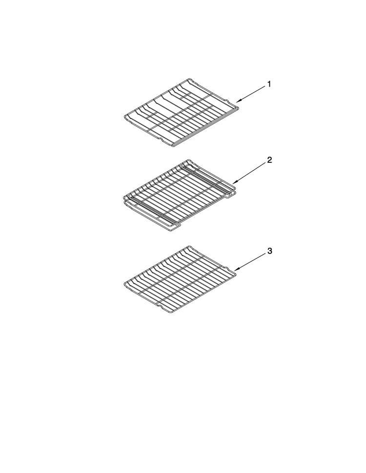 Rack Parts Diagram and Parts List for MGR6775BDQ18  Maytag Range