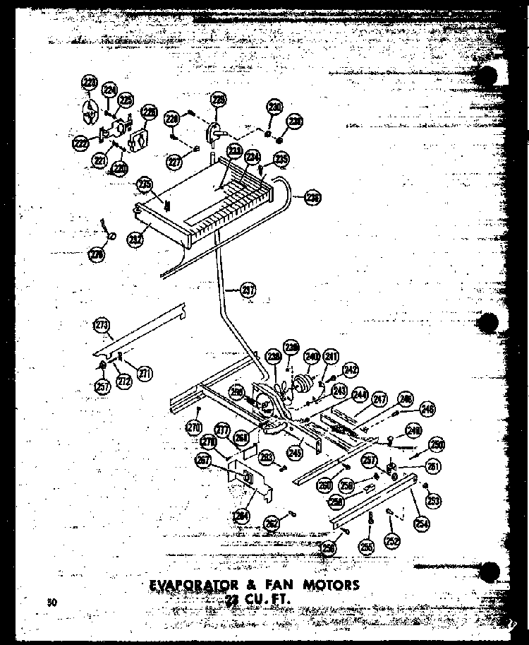 Section 23 Diagram and Parts List for TD20W-P60303-62W  Amana Refrigerator