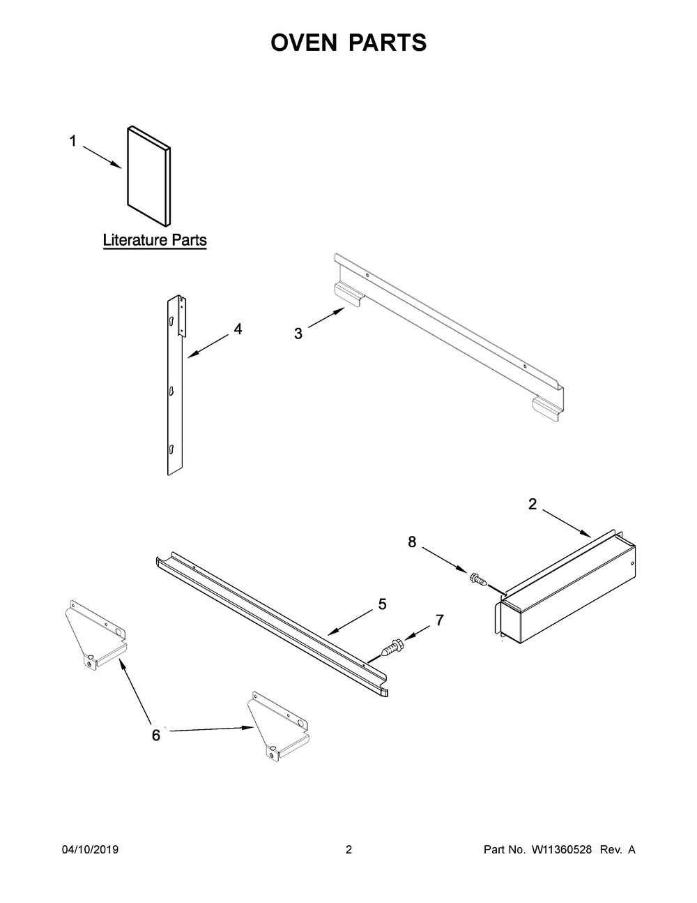 Oven Parts Diagram and Parts List for JMC2430IL01  Maytag Microwave