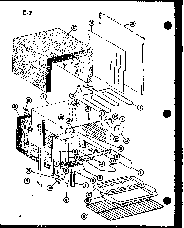 Section 4 Diagram and Parts List for RCC-6-P85318-2S  Amana Microwave