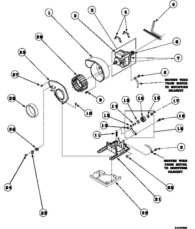 Section 10 Diagram and Parts List for LE8517W2B-PLE8517W2B  Amana Dryer
