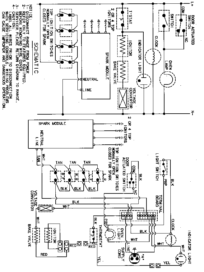 Wiring Information Diagram and Parts List for CRG7500CGL  Maytag Range