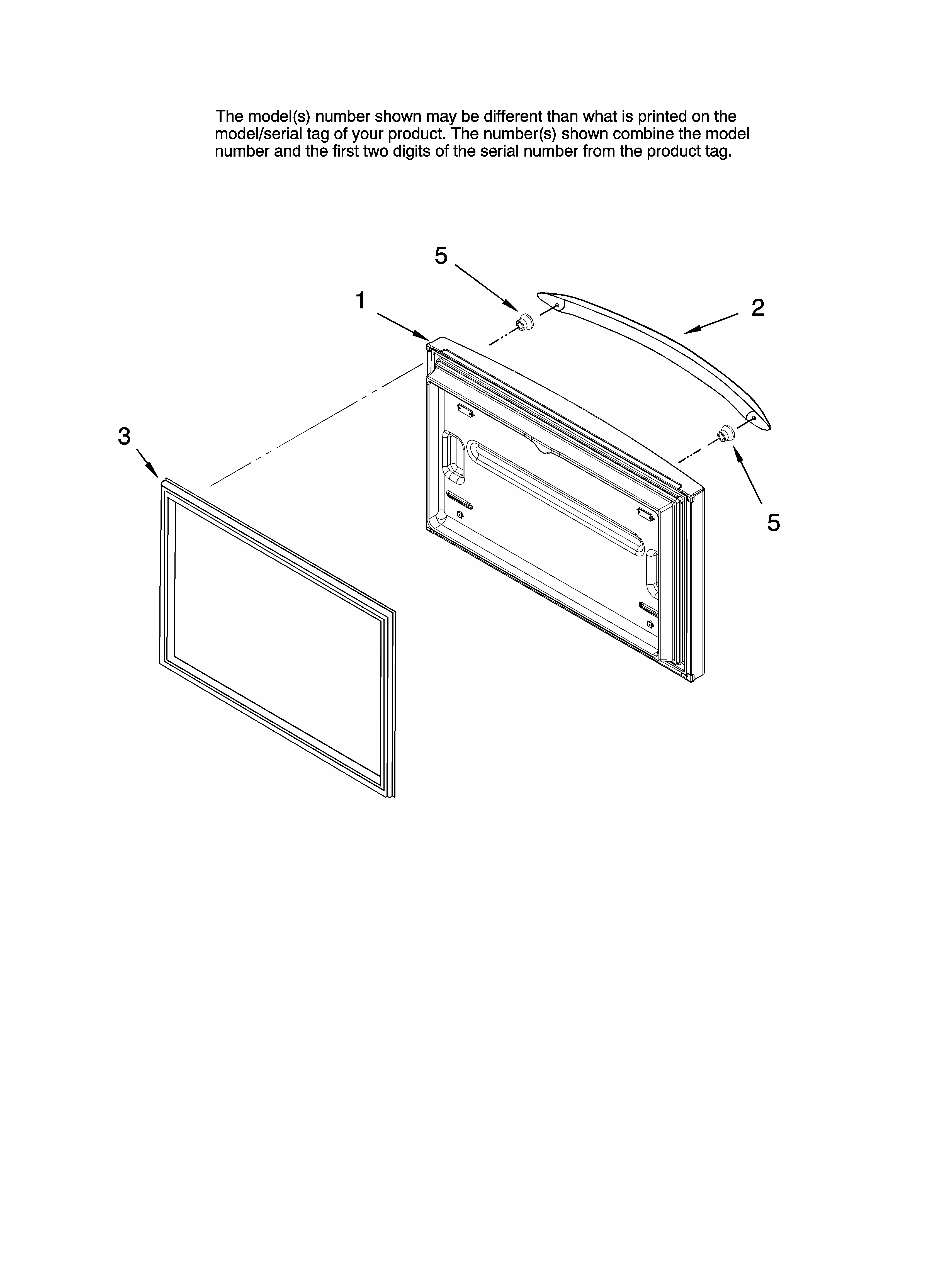 Freezer Door Parts, Optional Parts (not Included) Diagram and Parts List for G37025PEAW10  Maytag Refrigerator