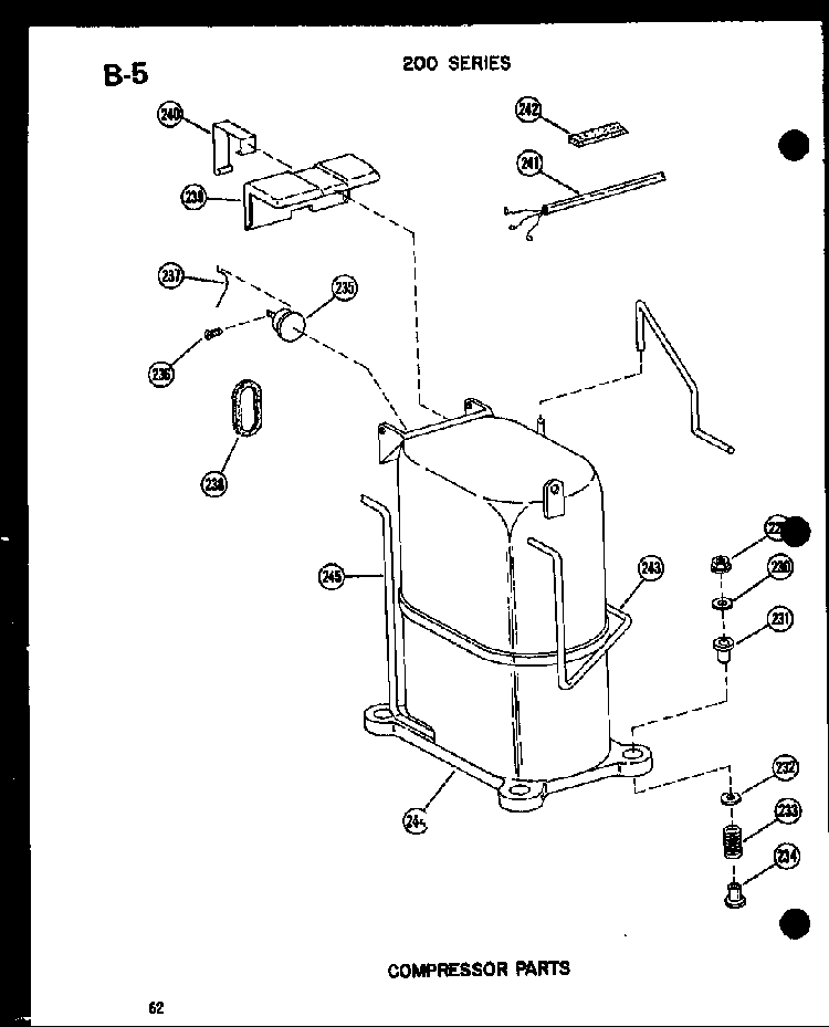 Section 3 Diagram and Parts List for 212-2JM P54655-65R Amana Air Conditioner