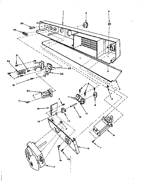 Control Panel Assembly Diagram and Parts List for 5629967410  Kenmore Microwave