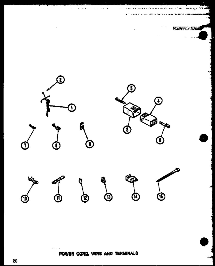 Section 1 Diagram and Parts List for CW9003W P1122813WW Amana Washer