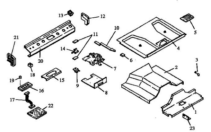 05 - Oven Cabinet Assy Diagram and Parts List for RST359 ALL/RST359/ALL Maytag Range