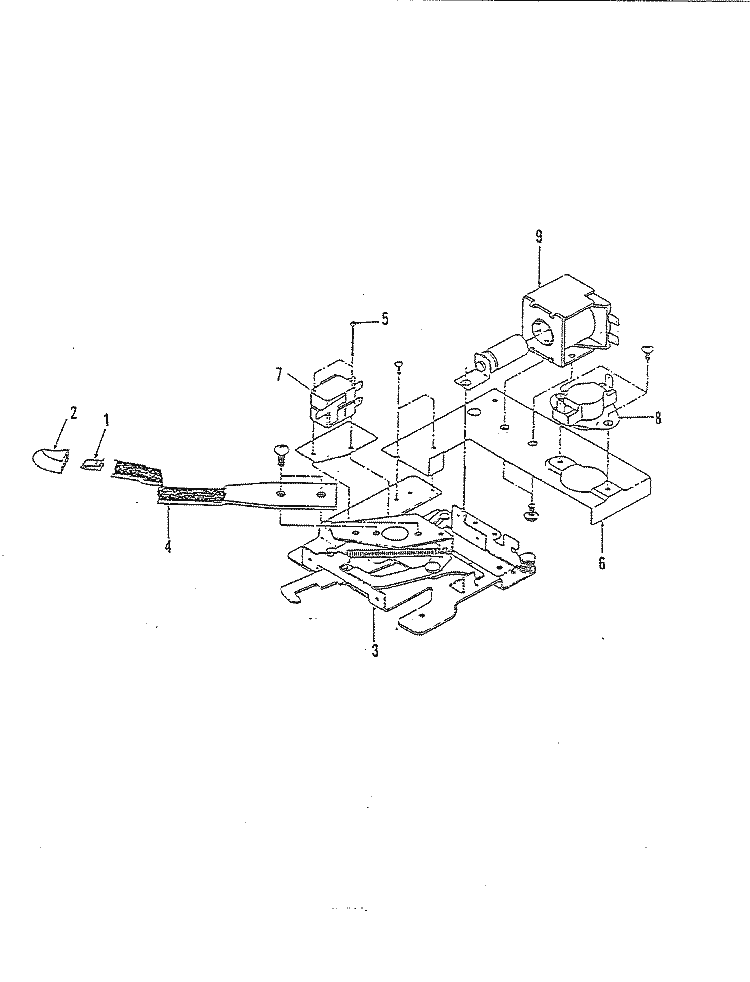 DOOR LOCK ASSY. Diagram and Parts List for 77E-5EXWW  Magic Chef Wall Oven