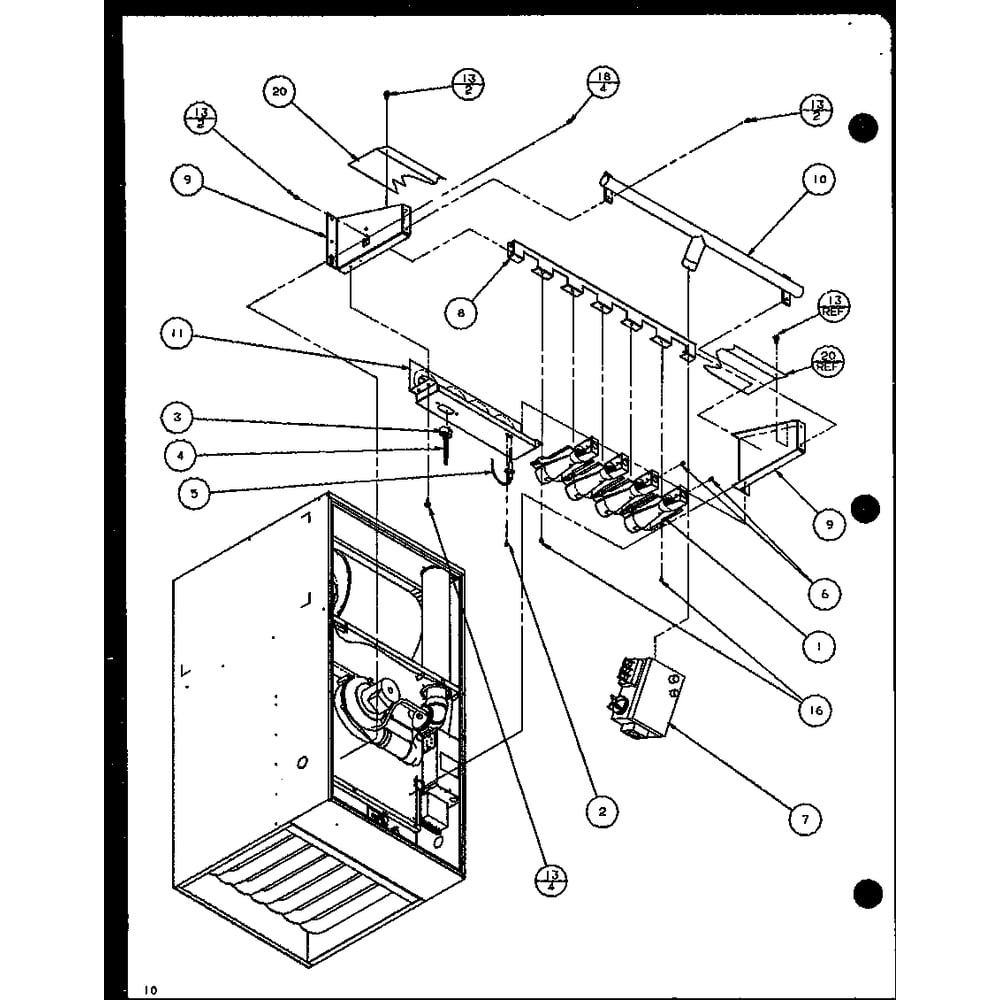 Diagram 5 Diagram and Parts List for CCU20 P1101902C Amana Furnace