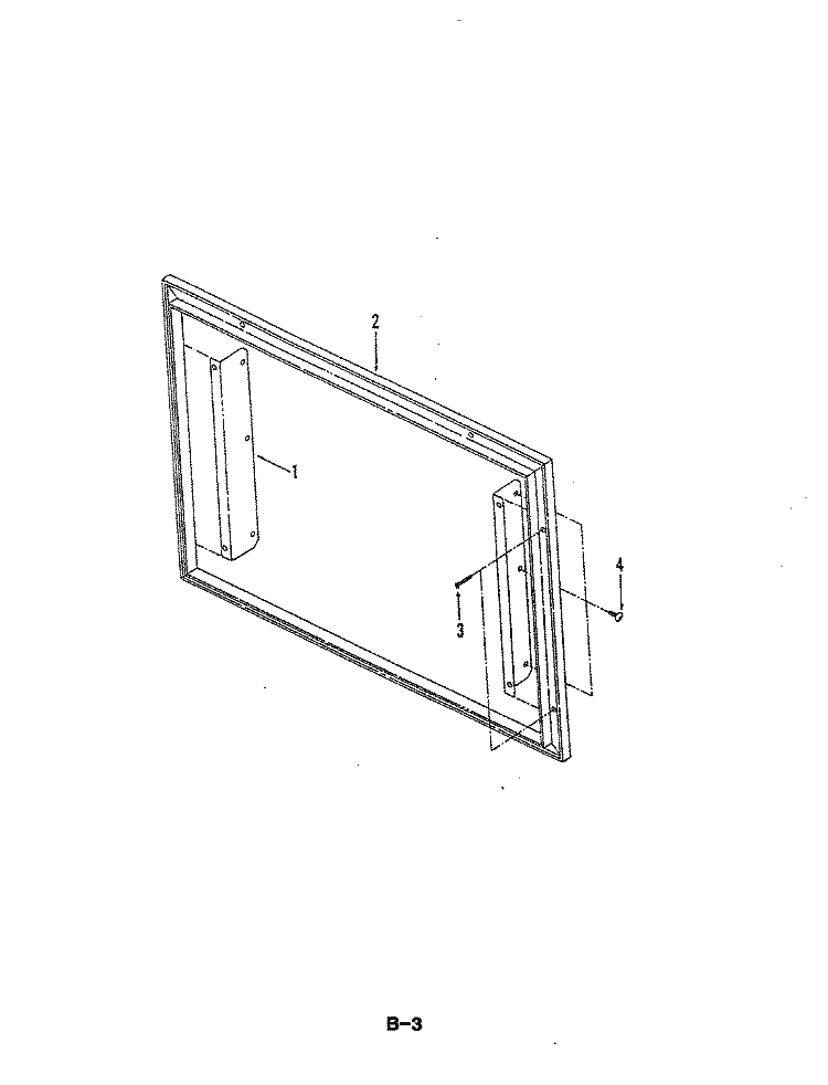 BUILT - IN KIT Diagram and Parts List for N40C-3-X9  Magic Chef Microwave