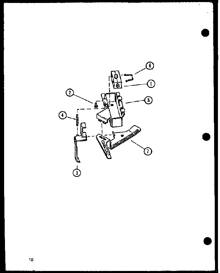 Section 4 Diagram and Parts List for LW3903W P1110506W Amana Washer