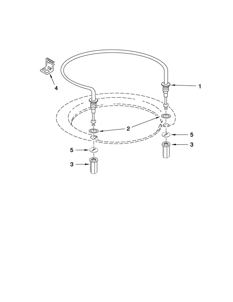 Heater Parts Diagram and Parts List for CDB7000AWW3  Magic Chef Dishwasher