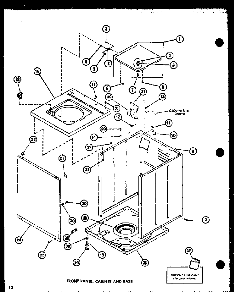 Section 18 Diagram and Parts List for LW1503 P7762118W Amana Washer