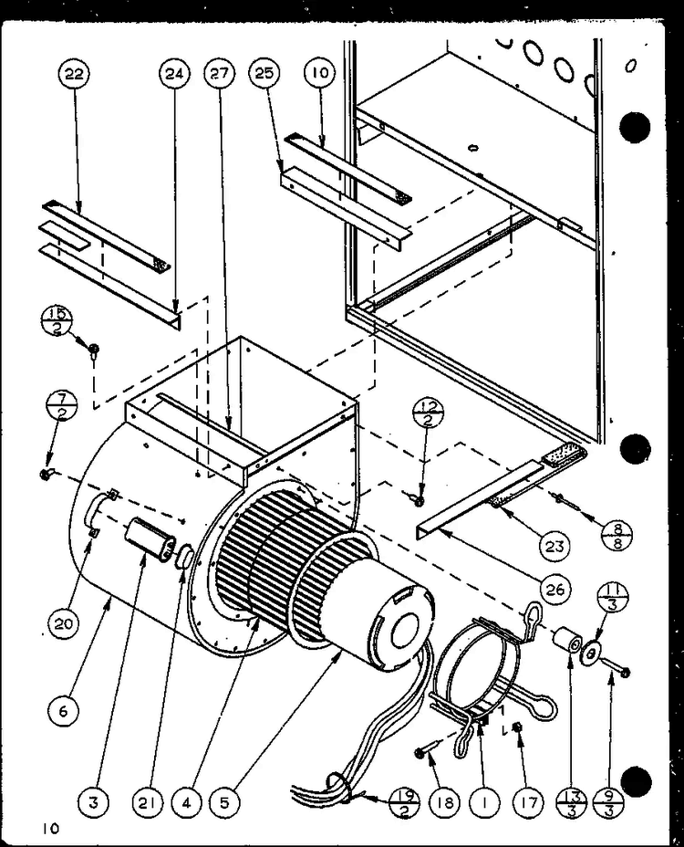 Section 4 Diagram and Parts List for GHI115A35C P6983133F Amana Heater