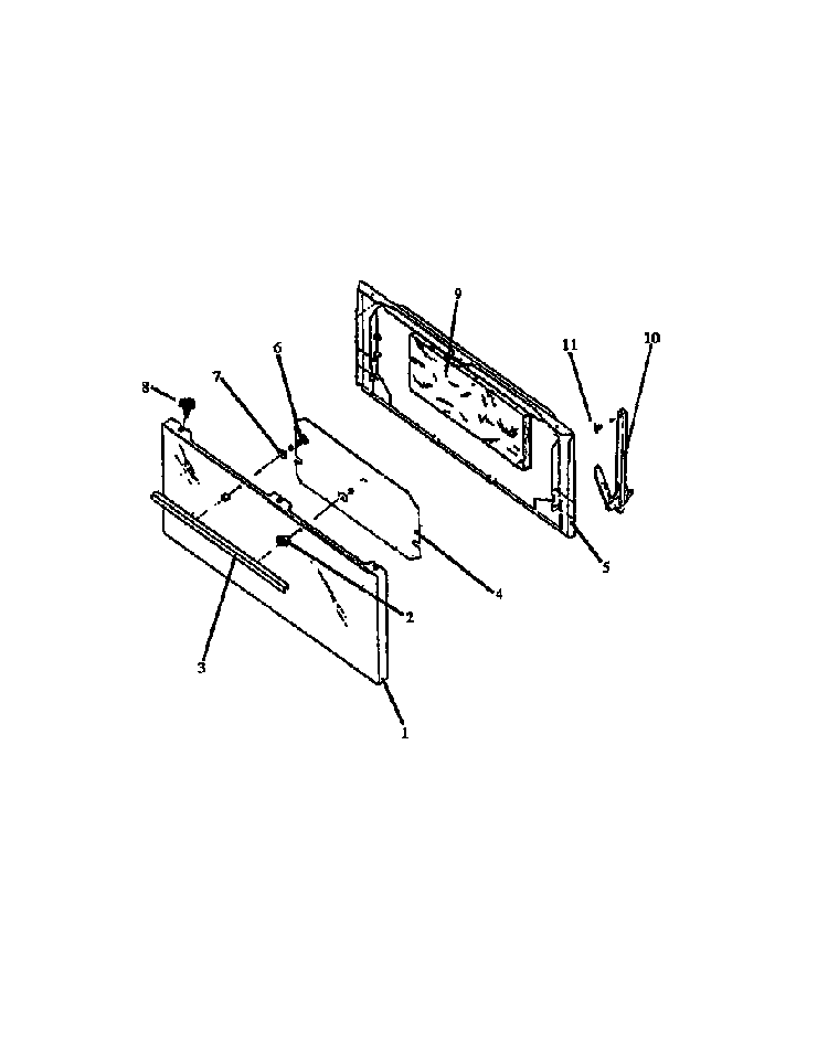 Page 4 Diagram and Parts List for EBE22AA-P1142413NW  Caloric Range