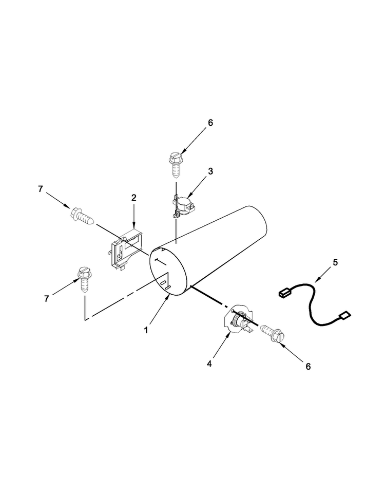 Dryer Heating Parts - Gas Diagram and Parts List for MLE20PDBZW1  Maytag Washer Dryer Combo
