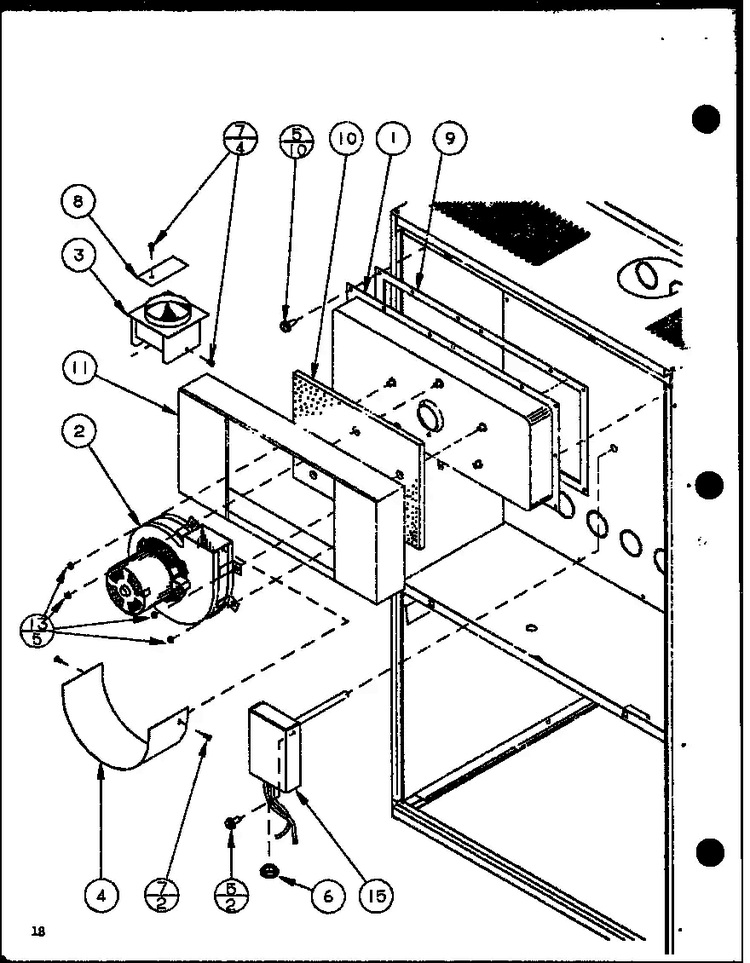 Section 10 Diagram and Parts List for GHI140A35 P6983108F Amana Heater