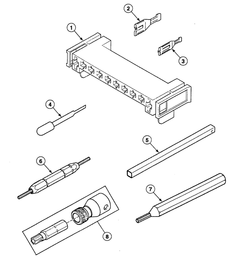 Tools Diagram and Parts List for SSEF07WJ  Speed Queen Dryer