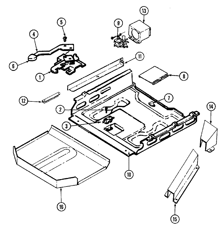 INTERNAL CONTROLS Diagram and Parts List for L6892VRV  Norge Range