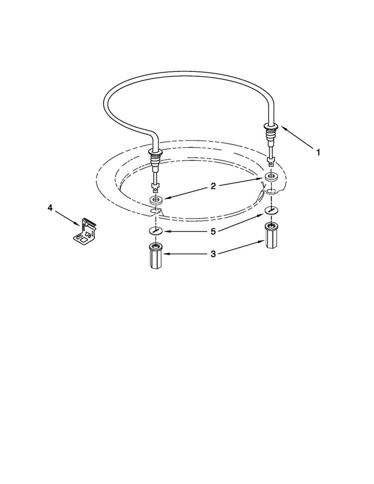 Heater Parts Diagram and Parts List for MDB4630AWS2  Maytag Dishwasher