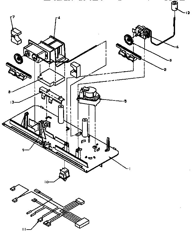 Control Panel Diagram and Parts List for TXI18R2-P1179501W  Amana Refrigerator