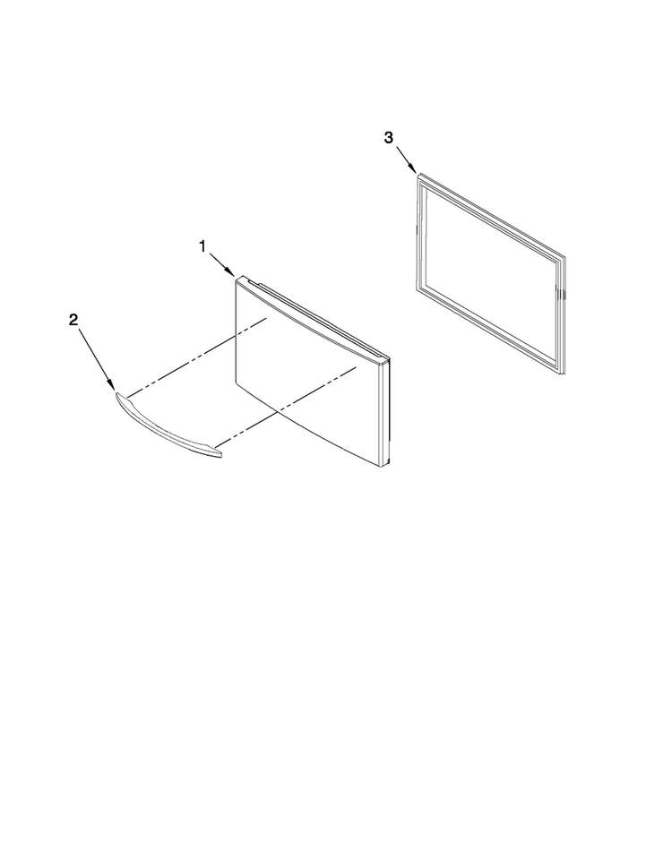 Freezer Door Parts Diagram and Parts List for 5GFC20PRYW0  Maytag Refrigerator