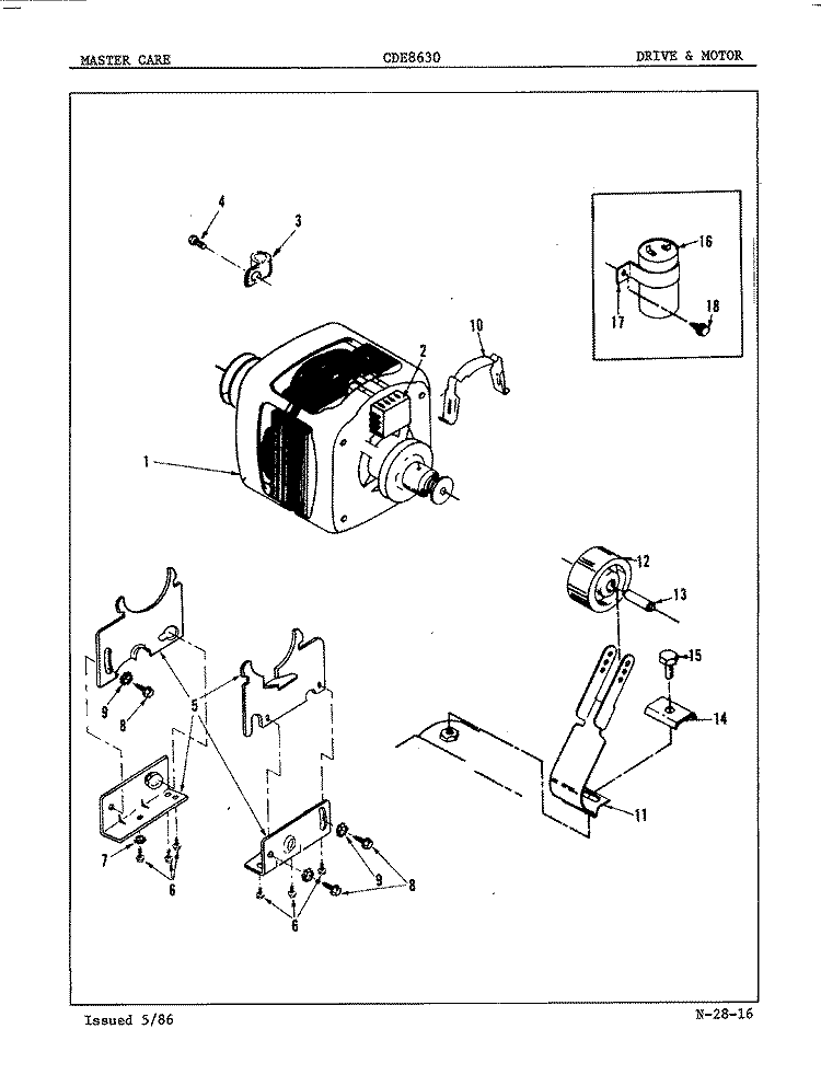 CONTROL PANEL (ORIG. REV. A - D) Diagram and Parts List for CDG20C7  Crosley Dryer