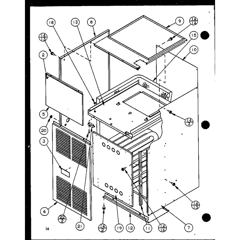 Diagram 5 Diagram and Parts List for GCI140A35 P9811208F Amana Furnace