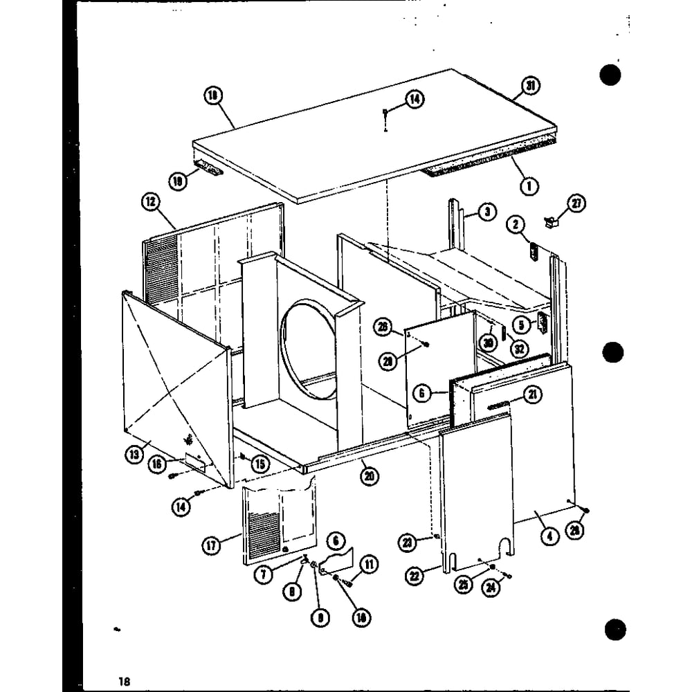 Diagram 8 Diagram and Parts List for D67472-1C P67472-1C Amana Furnace