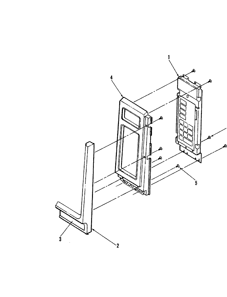 CONTROL PANEL (CM46B - 9P) Diagram and Parts List for EPE7-21C819D  Hardwick Microwave Oven Combo