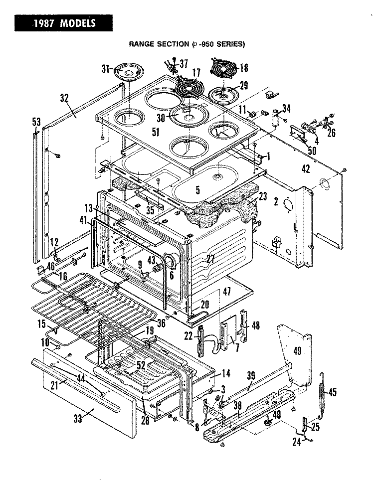 BODY Diagram and Parts List for ED9-56A439  Hardwick Range