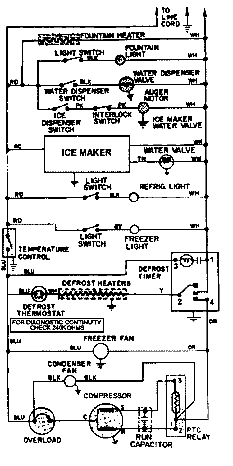 WIRING INFORMATION Diagram and Parts List for GS20Y8DV  Maytag Refrigerator