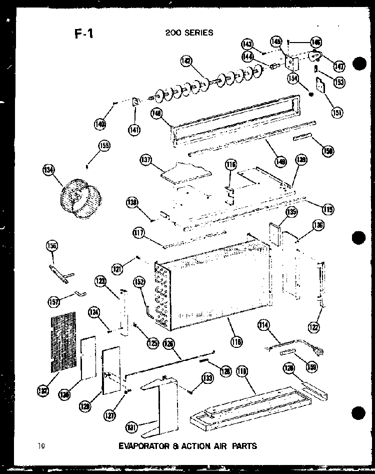 Section 6 Diagram and Parts List for 215-3EW P55417-26R Amana Air Conditioner