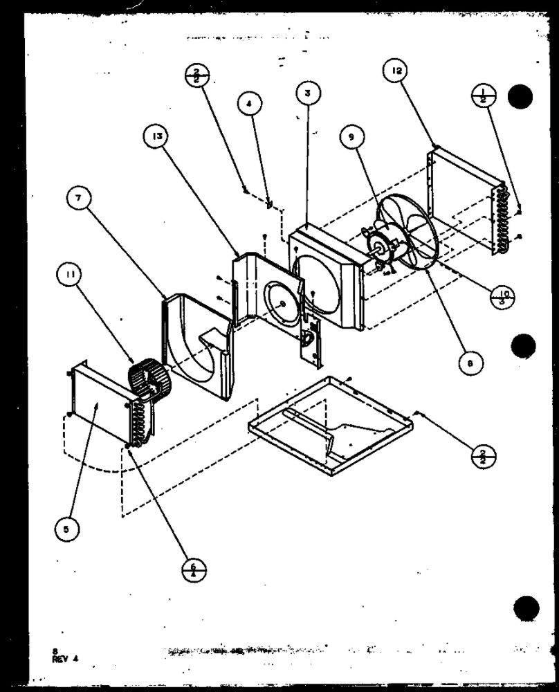 Diagram 2 Diagram and Parts List for 7P2MB P1114103R Amana Air Conditioner